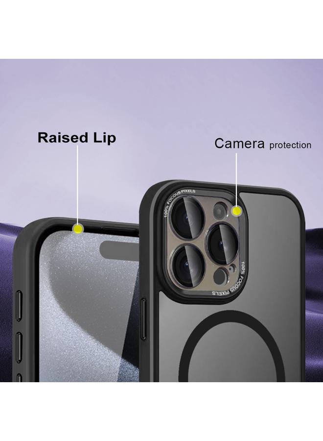 Zaboon Case For iPhone 11 Pro Max Colorful Armor Lens Film Translucent Skin Feel MagSafe Phone Case - Image 5