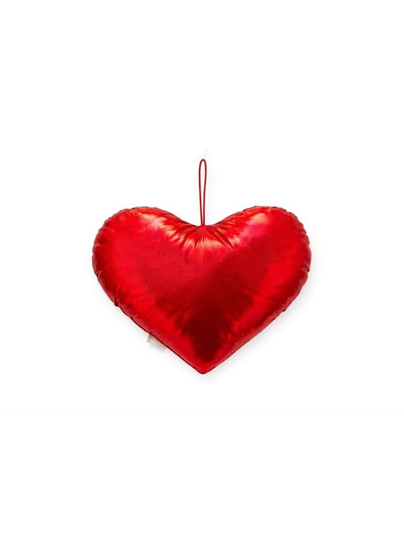 وسادة محشوة على شكل قلب بتصميم دبدوب، باللون الأحمر، مقاس 40 سم، مطرزة بعبارة "Be Mine My Love"، هدية رومانسية لعيد الحب للزوجة أو الحبيبة أو الأطفال، مناسبة لتزيين المنزل. هدية مثالية لعيد الفالنتاين - Image 5