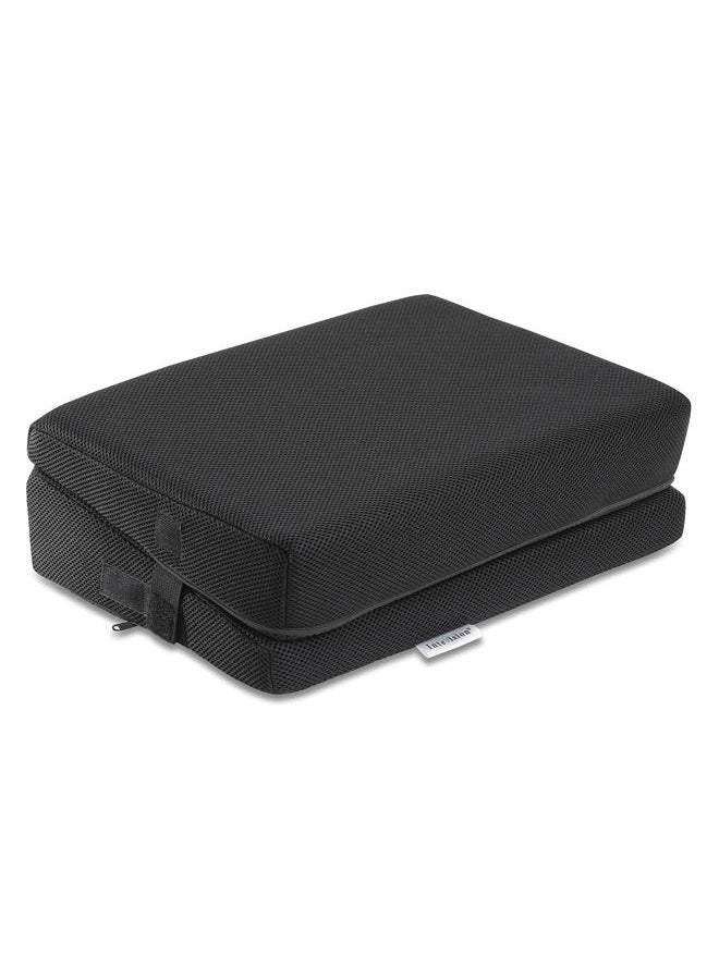 InteVision 4-in-1 Footrest for Added Height - Premium Foam Foot Cushion Works Great for Under Desk or bar - Will not Slide on Any Surface - Image 2