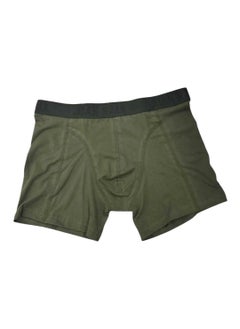 Generic Juan Raul Men's Boxer Briefs - Pack of 2 (Olive & Blue) - Soft Cotton Stretch Underwear  - Image 2
