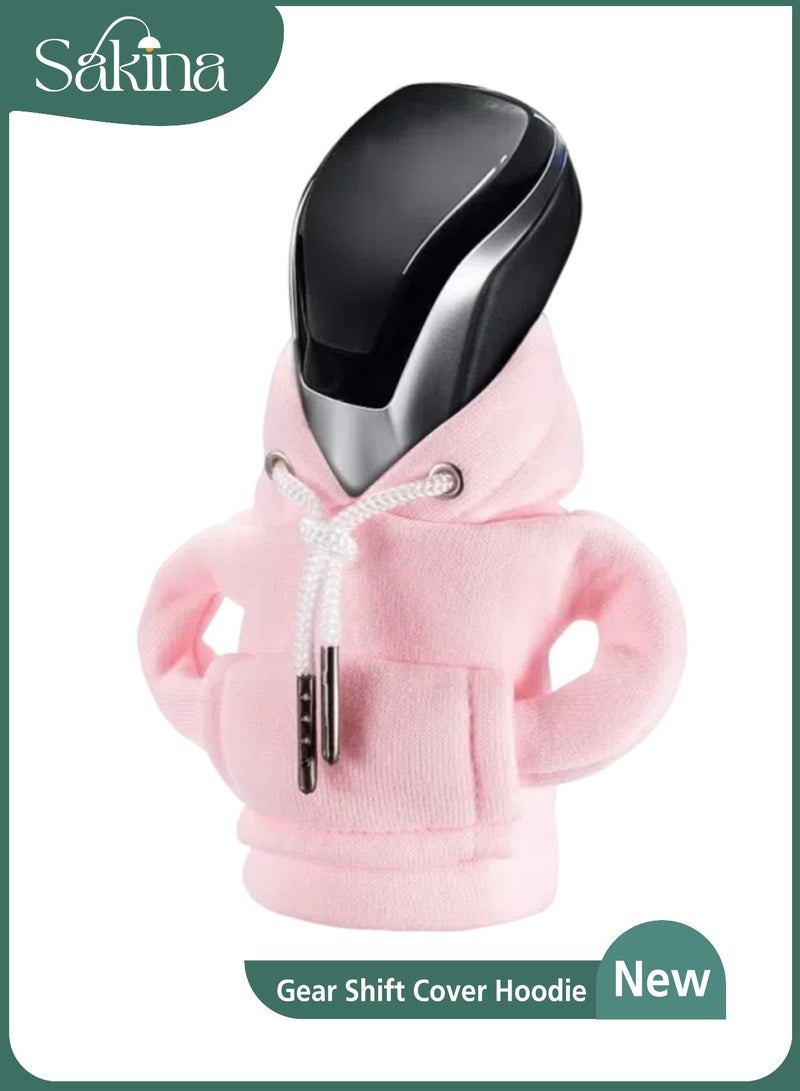 سكينة هودي قير ذراع نقل الحركة  - مناسب لجميع أنواع السيارات - ملحق داخلي لطيف للسيارة - إكسسوارات وتزيينات السيارات(وردي) - Image 1