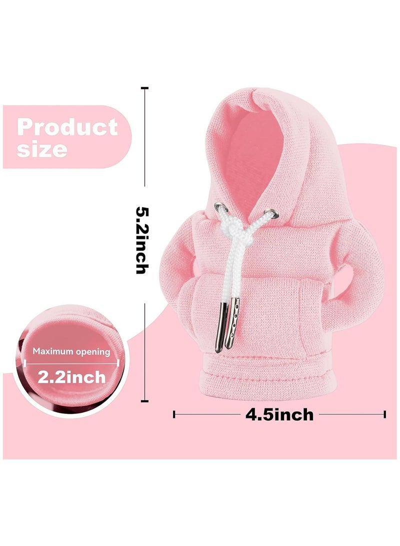 سكينة هودي قير ذراع نقل الحركة  - مناسب لجميع أنواع السيارات - ملحق داخلي لطيف للسيارة - إكسسوارات وتزيينات السيارات(وردي) - Image 2