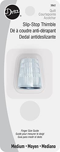 Dritz 3062 Slip-Stop Thimble, Medium , Silver - Image 4