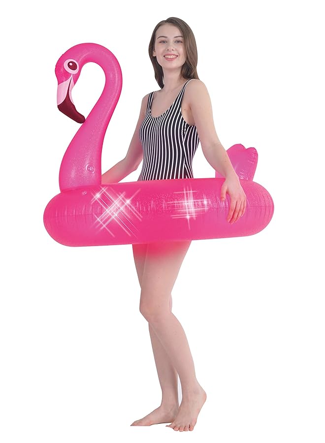 جيلونج حلقة نفخ Jleisure باللون الوردي 35033