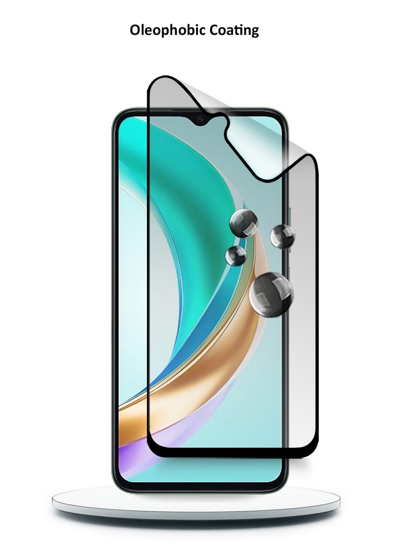 Wtech Honor X6b 4G 2024 Nano Ceramic Full Glue Full Cover Matte Flexible Screen Protector (MSCNMN) - Clear/Black - Image 5