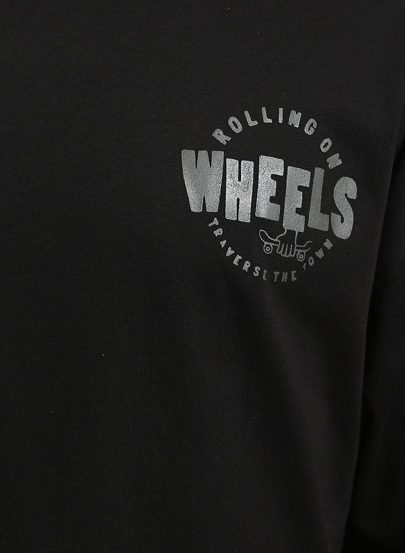 RAVIN Men’s Oversized "Rolling on Wheels" Graphic T-Shirt - Image 3