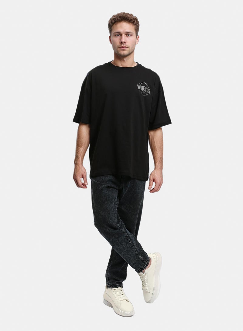 RAVIN Men’s Oversized "Rolling on Wheels" Graphic T-Shirt - Image 4