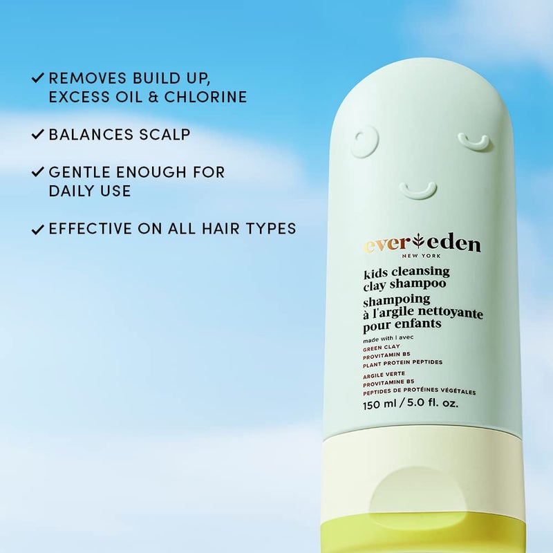 إيفردين After Swim  Sports Kids Shampoo: With Cleansing Clay | Detoxifies Hair  Scalp from Chlorine, Dirt, and Sweat | Clean  Vegan Kid Shampoo for Daily Use | Shampoo for Kids with Any Hair Type - Image 2