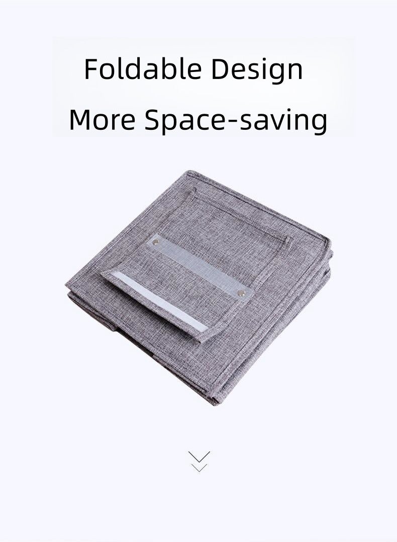 4-Shelf Hanging Closet Organizer, Wardrobe Clothes Organizer for Closet, Hanging Shelves for Closet - Image 5