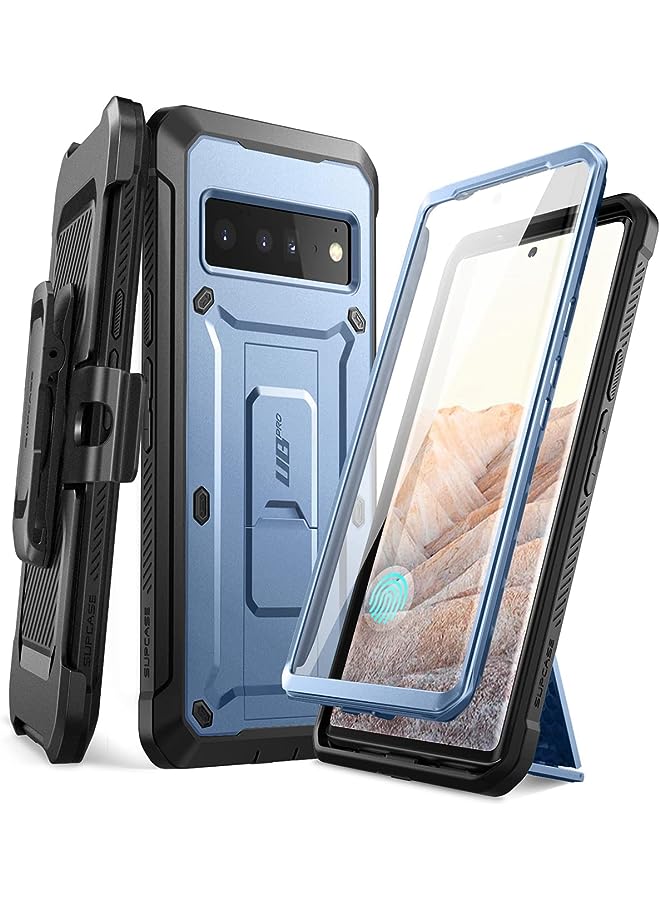 سوبكيس حافظة سلسلة Unicorn Beetle Pro لهاتف Google Pixel 6 Pro، حافظة متينة لكامل الجسم وحافظة بمسند مع واقي شاشة مدمج (إمالة) - Image 1