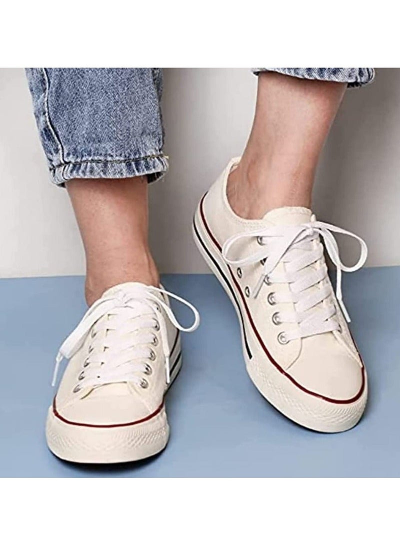 Shoelaces, 3 Pair Flat Shoe Laces, Wide Shoelaces for Athletic Running Sneakers Shoes Boot Strings - Image 3