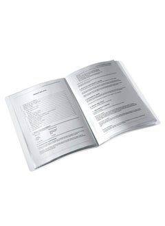 Maxi 6-Piece Display Book 20 Pockets Flourescent Pink Cover  - Image 4