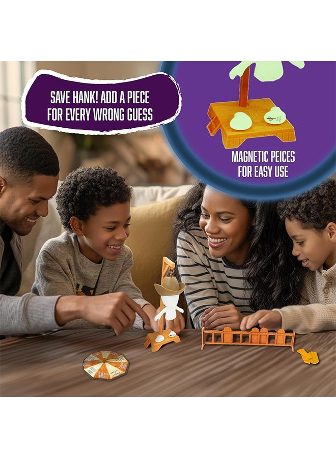 Fotorama Magnetic Hangman Board Game, Cowboy Mystery Word Guessing Travel Games For Kids And Families, Glow In The Dark Travel Game, Guess The Word Before Hank Falls - Image 3