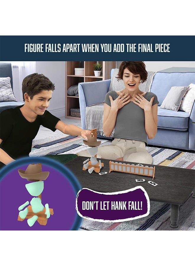 Fotorama Magnetic Hangman Board Game, Cowboy Mystery Word Guessing Travel Games For Kids And Families, Glow In The Dark Travel Game, Guess The Word Before Hank Falls - Image 4