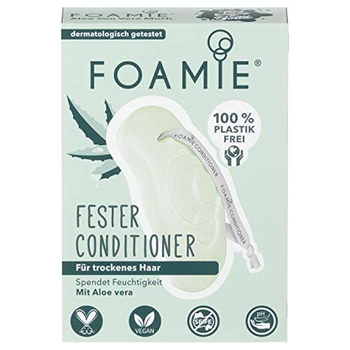 Foamie Aloe You Vera Much Conditioner Bar - All-Natural, Eco-Friendly, Plastic-Free, Cruelty-Free, Vegan for Dry & All Hair Types - Image 5