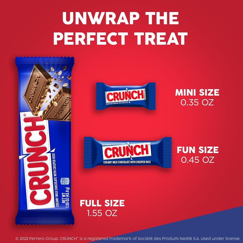 CRUNCH Milk Chocolate Bars - Bulk 12 Pack - Image 5