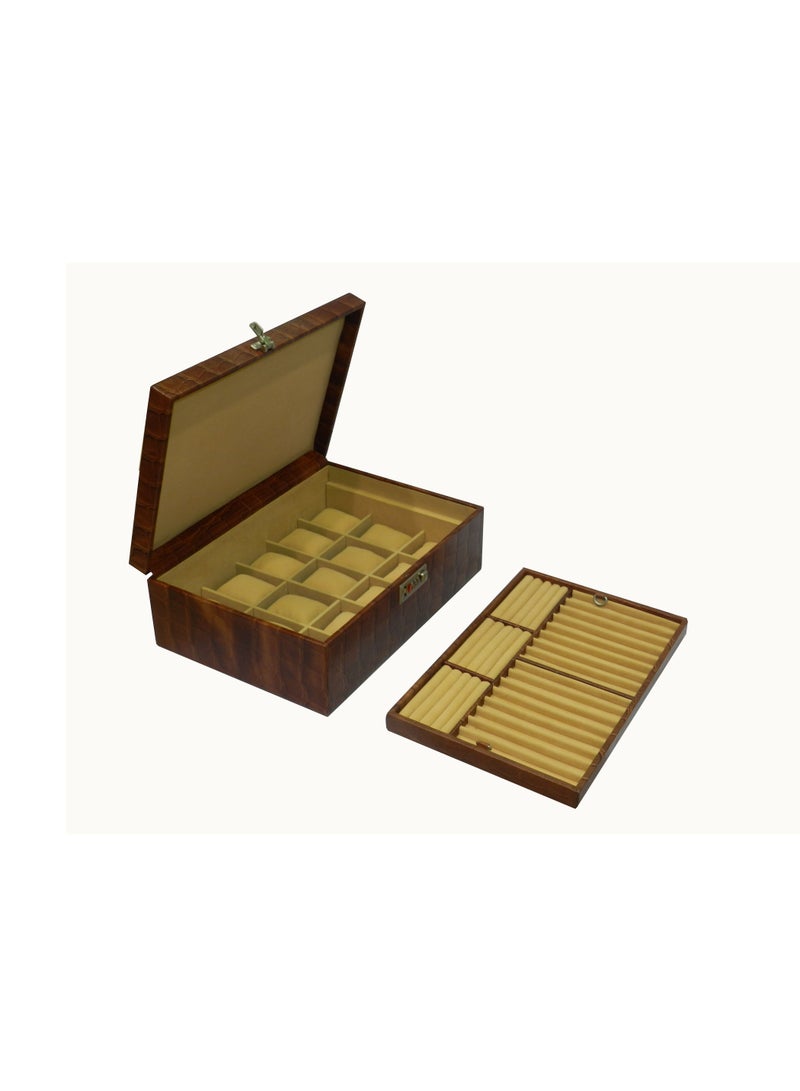 LAVERI LEATHER Laveri Genuine Leather Designer New Collection 15 Watch ,Pen And Ring Case And Jewellery Box  - Image 5