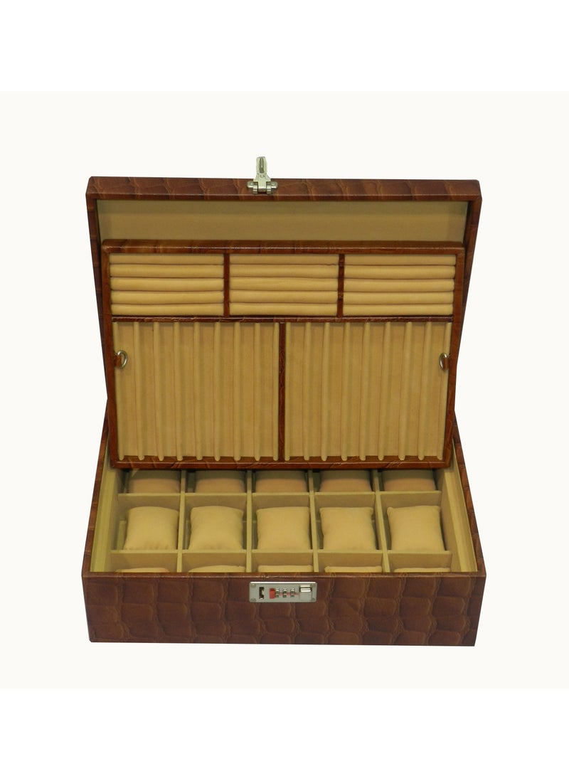 LAVERI LEATHER Laveri Genuine Leather Designer New Collection 15 Watch ,Pen And Ring Case And Jewellery Box  - Image 4