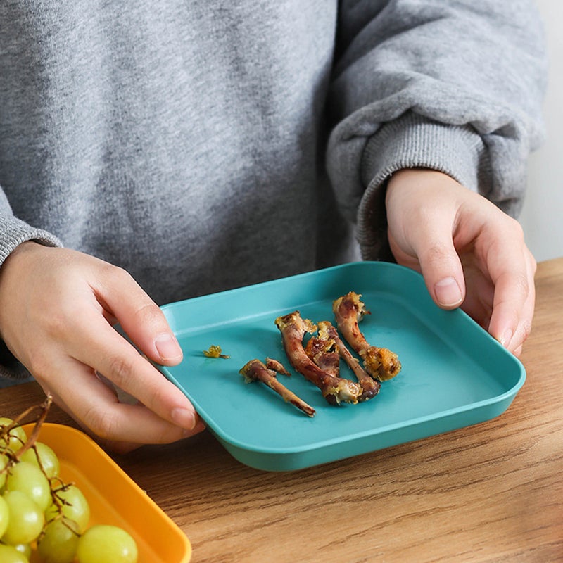 🍽️ صينية طعام مع حاوية عظام متعددة الاستخدام للفواكه والوجبات الخفيفة مصنوعة من مادة متينة - Image 4
