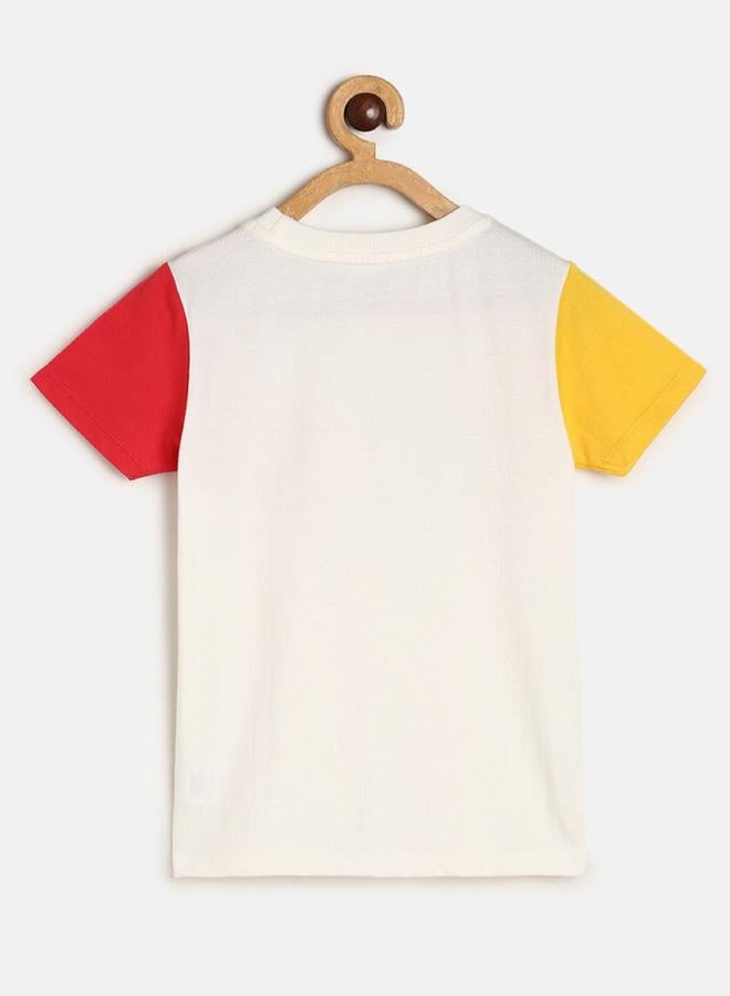 MINIKLUB Boys Cotton Printed T-Shirt with Clown Graphic - Image 2