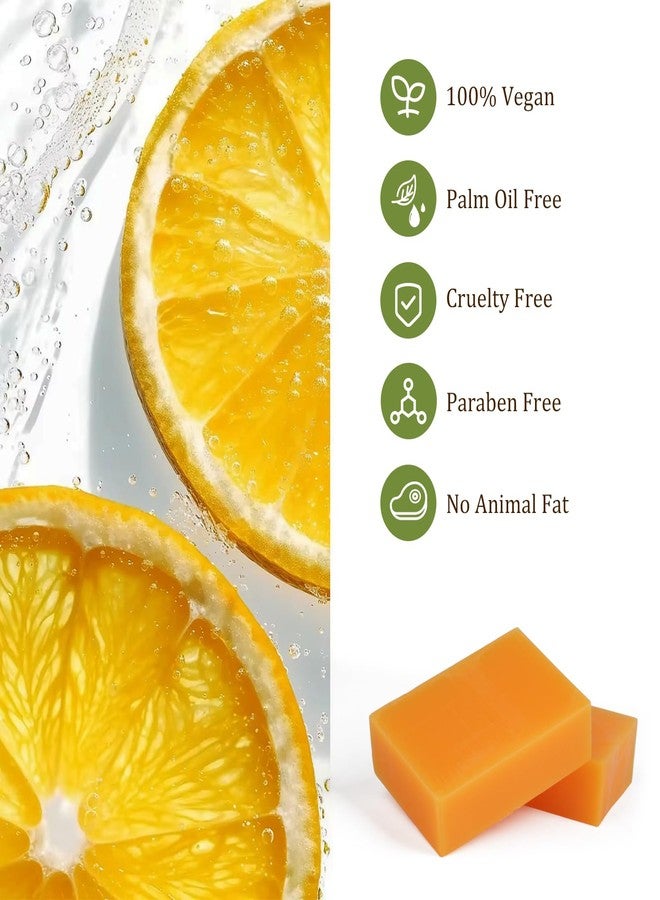 PALFICAB Kojic Acid Soap, Turmeric Soap Bar for Face & Body, Natural and Organic Ingredients, Orange Turmeric Kojic Acid Bar with Vitamin C, Shea Butter, Olive Oil, For All Skin Types, 2 Bars - Image 2