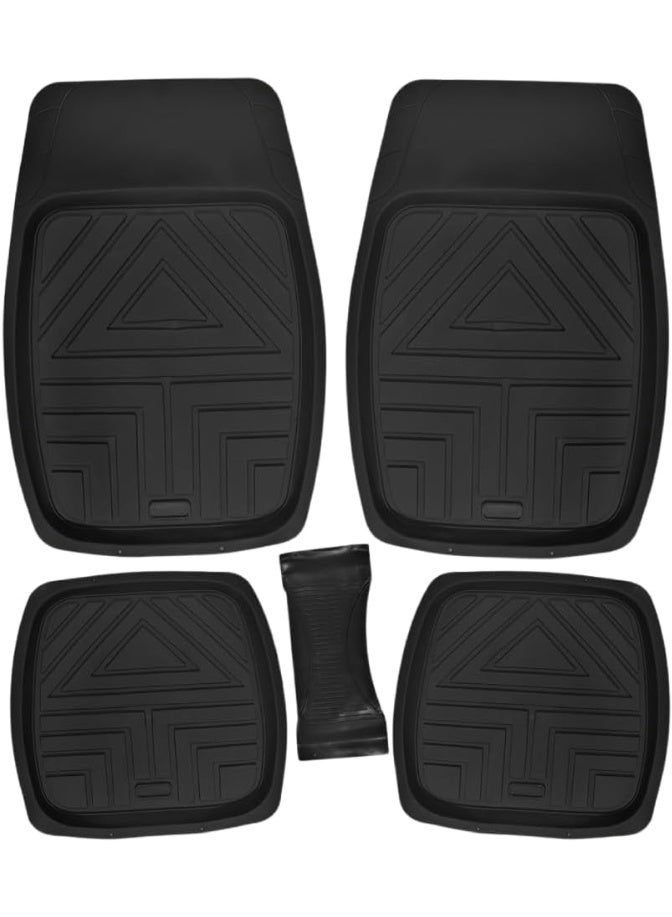 أرضيات سيارة أصلية 5 قطع لنيسان X-Trail e-Power Tekna SUV 2023 – حماية متينة مع ضمان سنتين - Image 1