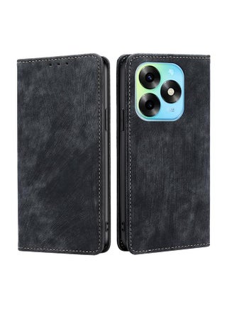 For Itel S23 Plus 4G RFID Anti-theft Brush Magnetic Leather Phone Case(Black) - pzsku/ZF09310A7CC5EE7052FE7Z/45/_/1726293722/c99ea784-2ae6-40c8-8e5a-eb2bcc056f6e