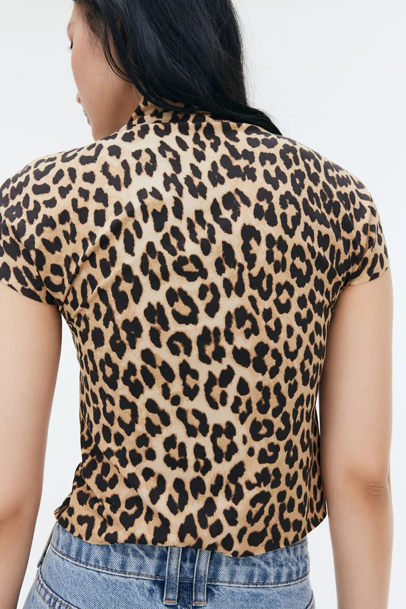 H&M Turtleneck Jersey Top