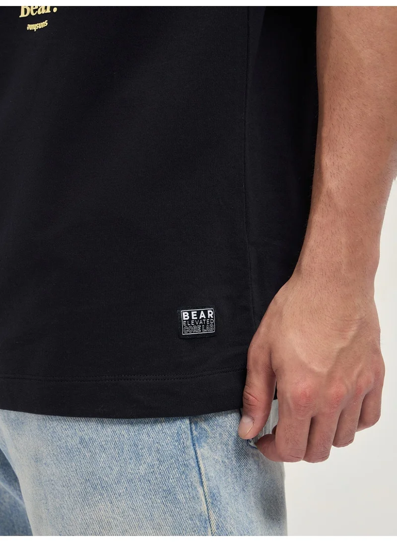 THE BEAR HOUSE  Men’s Short Sleeve T-Shirt | Casual, Comfortable & Stylish Everyday Wear | Perfect for Work, Travel, or Relaxed Outfits | Versatile All-Season Essential for Any Occasion for Men | Best Price UAE