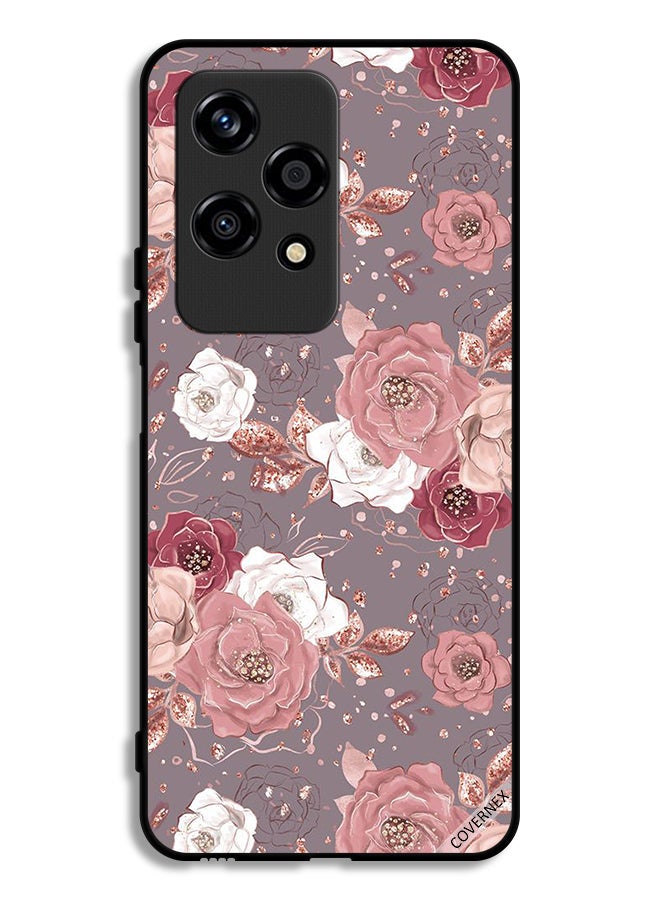 Covernex غطاء حماية لهاتف Honor 200 Lite 5G بتصميم زهور - Image 1