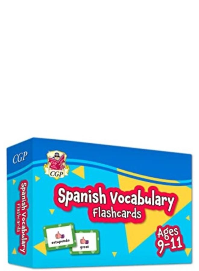 Spanish Vocabulary Flashcards for Ages 9-11 (with Free Online Audio)