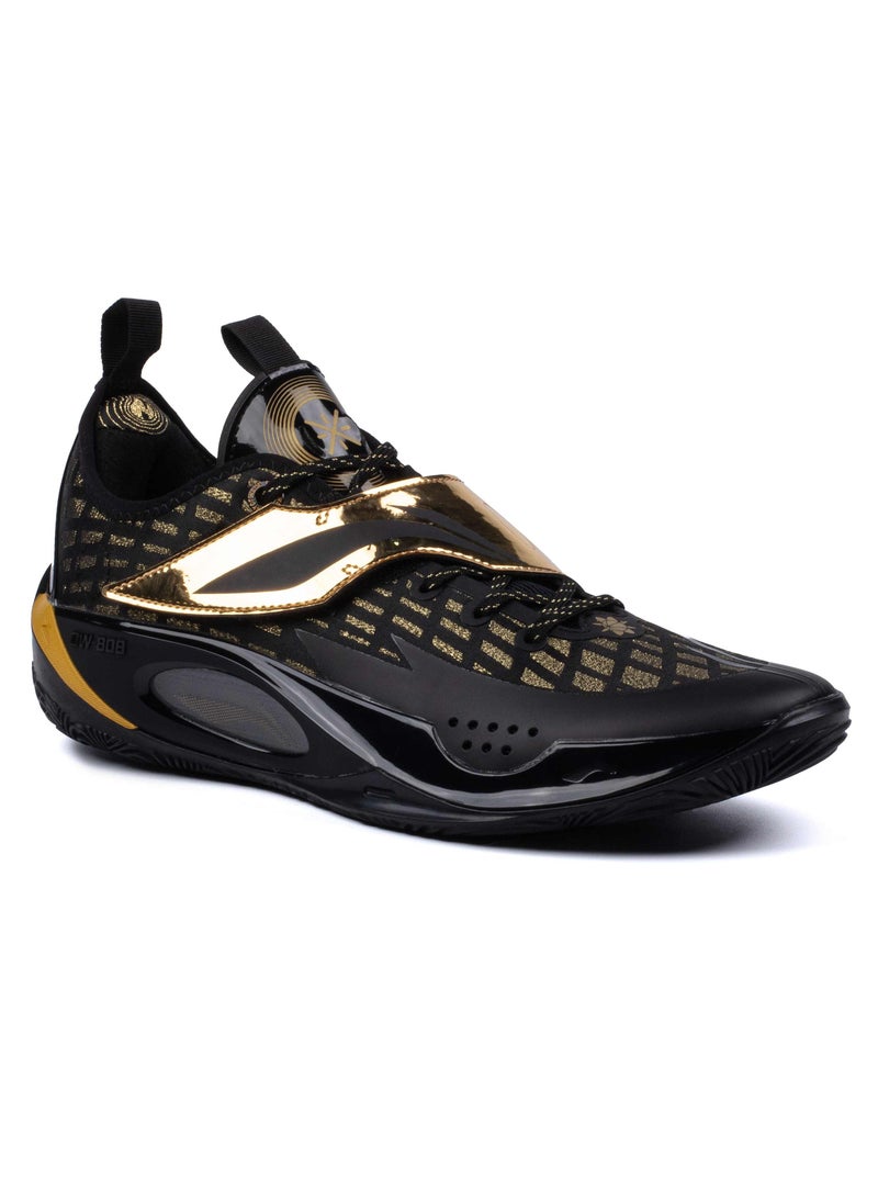 Li-Ning - Wade 808 2 Low Basketball Shoes - Men - Black/Pale Gold - Image 1