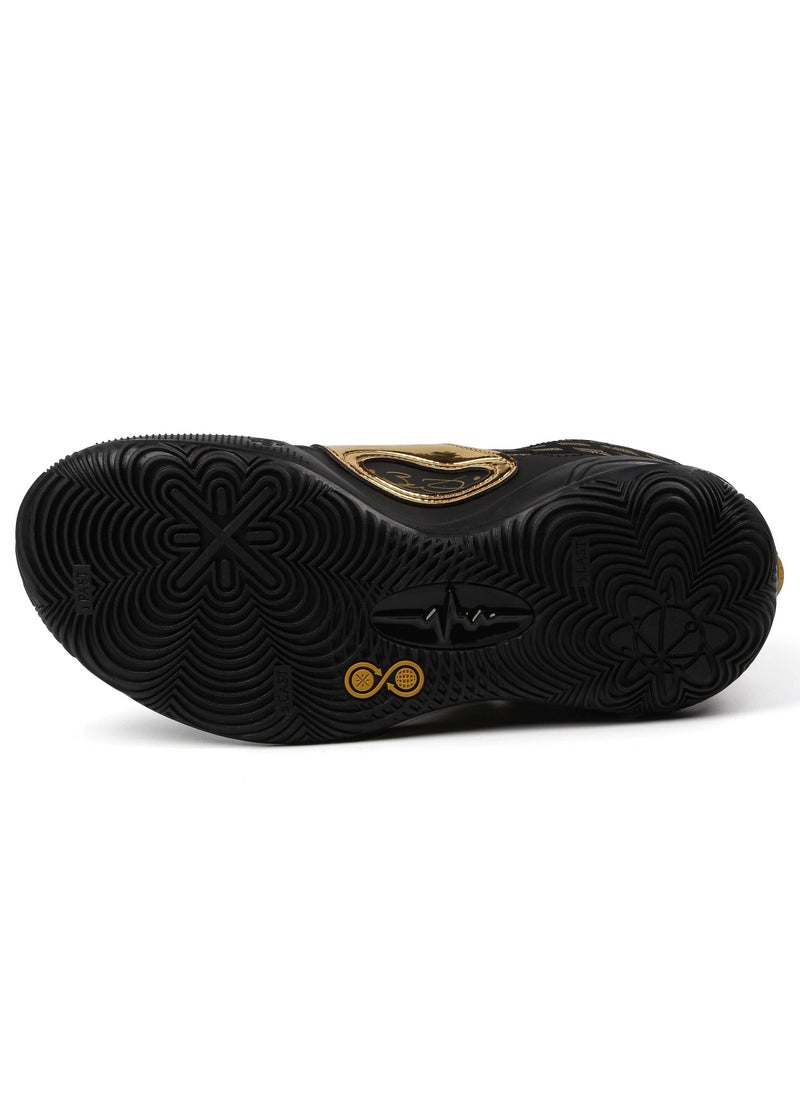 Li-Ning - Wade 808 2 Low Basketball Shoes - Men - Black/Pale Gold - Image 1