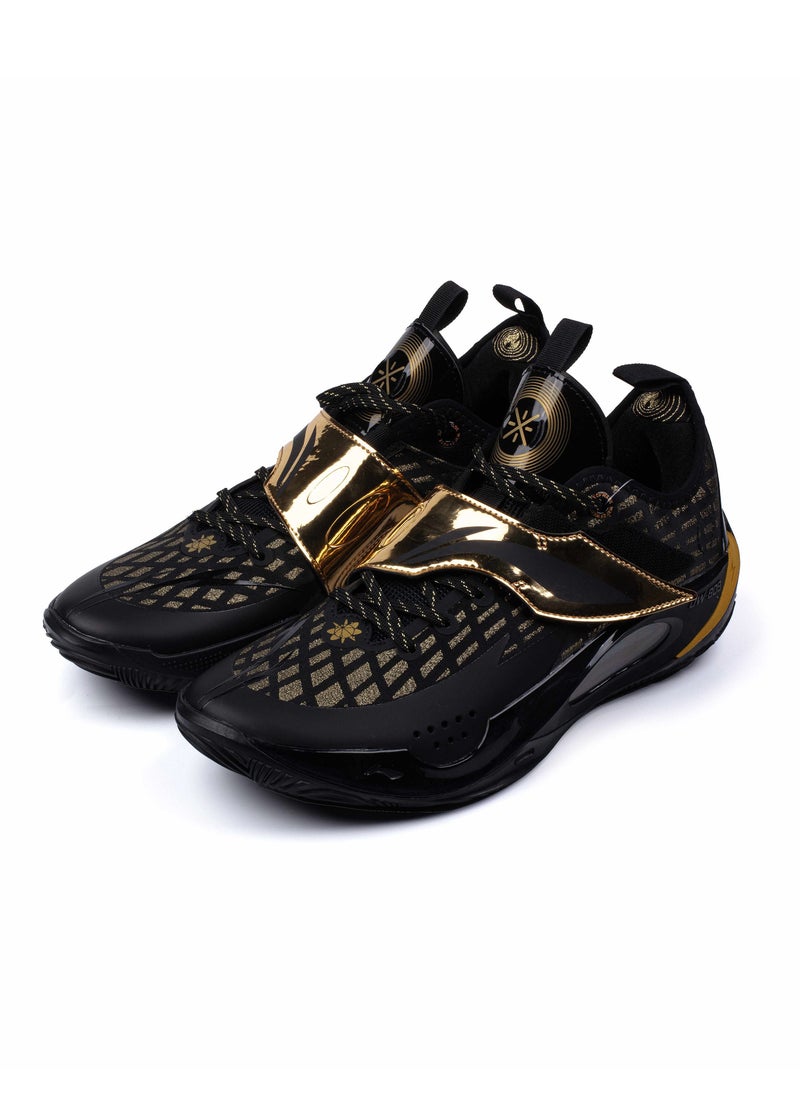 Li-Ning - Wade 808 2 Low Basketball Shoes - Men - Black/Pale Gold - Image 1