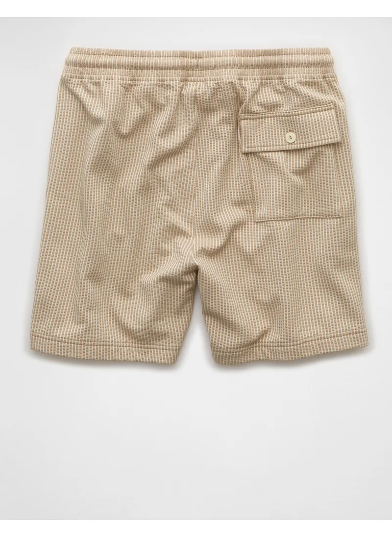 American Eagle AE Flex 5" Knit Striped Trekker Short