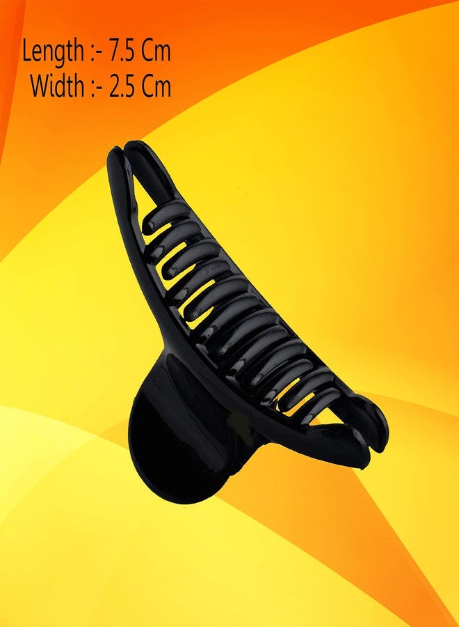 بيردوير مشابك شعر على شكل فراشة من بيردوير، متوسطة الحجم، مصنوعة من مادة أكريليك مستوردة متعددة الألوان، على شكل صدفة، للنساء (عبوة من 6 قطع، متعددة الألوان) | مشابك شعر (متعددة الألوان) - Image 3