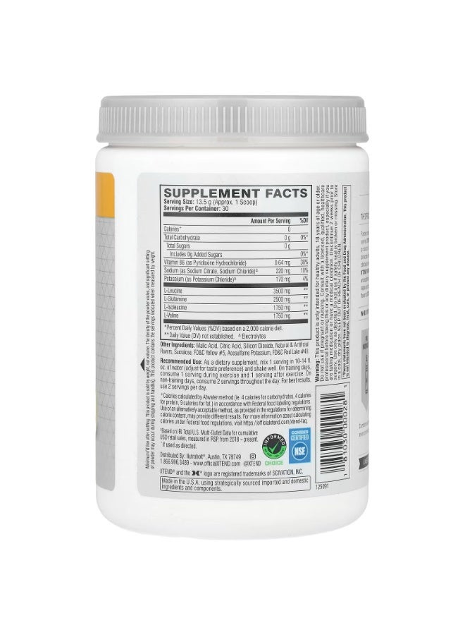 SCIVATION XTEND Original 7g BCAA Mango Madness Powder 405g Creatine Free 30 Servings - Image 2
