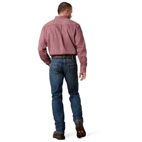 Ariat FR M5 Slim Basic Stackable Straight Leg Jeans - Men’s Comfortable Denim - Image 2
