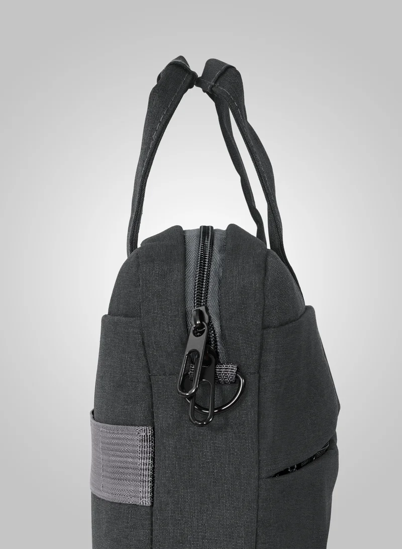 PARAJOHN  Para John Laptop Bag 15.6 Inch – Polyester Briefcase with Adjustable Shoulder Strap, Multi-Compartment  | Best Price UAE