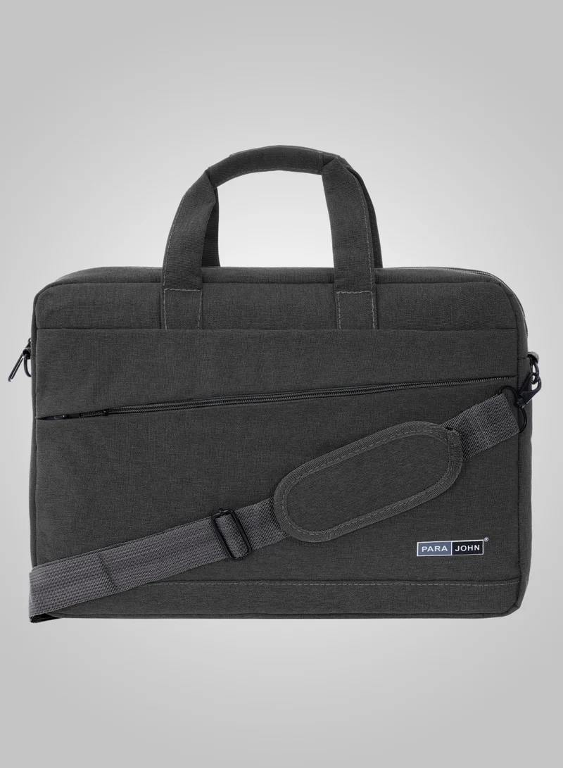 PARAJOHN  Para John Laptop Bag 15.6 Inch – Polyester Briefcase with Adjustable Shoulder Strap, Multi-Compartment  | Best Price UAE
