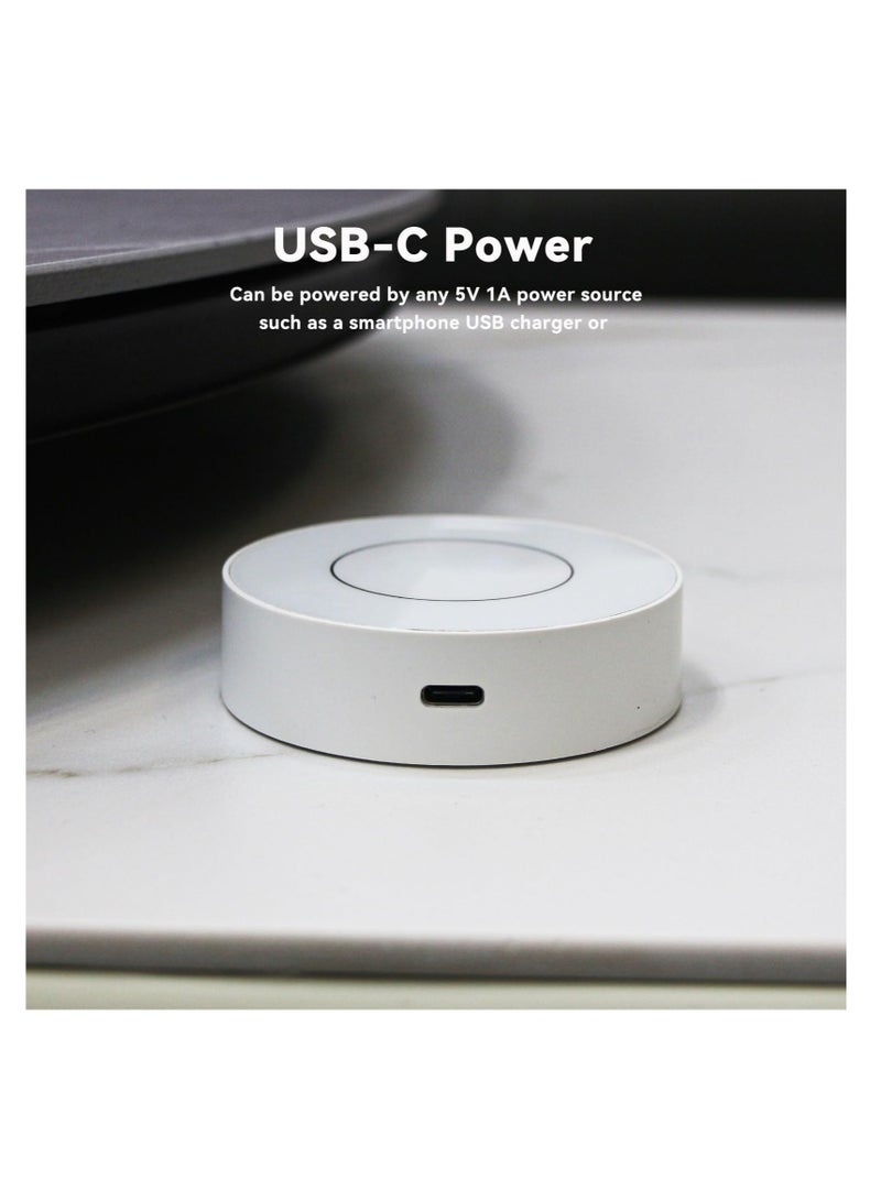 3.0 Smart Home Hub, Supports for Zigbee Sevices Only, Works with Smart Life and Tuya App, Control and Multi-Device Management, Intelligent Bridge Wired Smart Home Gateway (White)