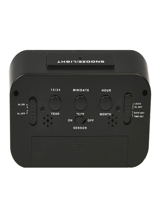 RCA Kadio RCA Digital Alarm Clock,Plastic,Black,14.7W X 5.8H Centimeters - Image 2