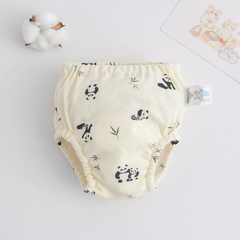 Cotton Baby Training Pants Waterproof Bamboo Panda 