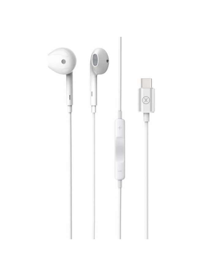 X.Cell mobile phone headset, wired stereo headset with Type C connector