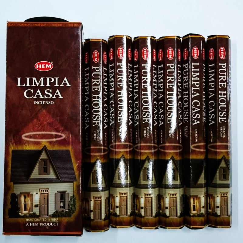 HEM Hem Pure House Hexa Incense Stick 6 Packs X 20 Sticks  120 Sticks 