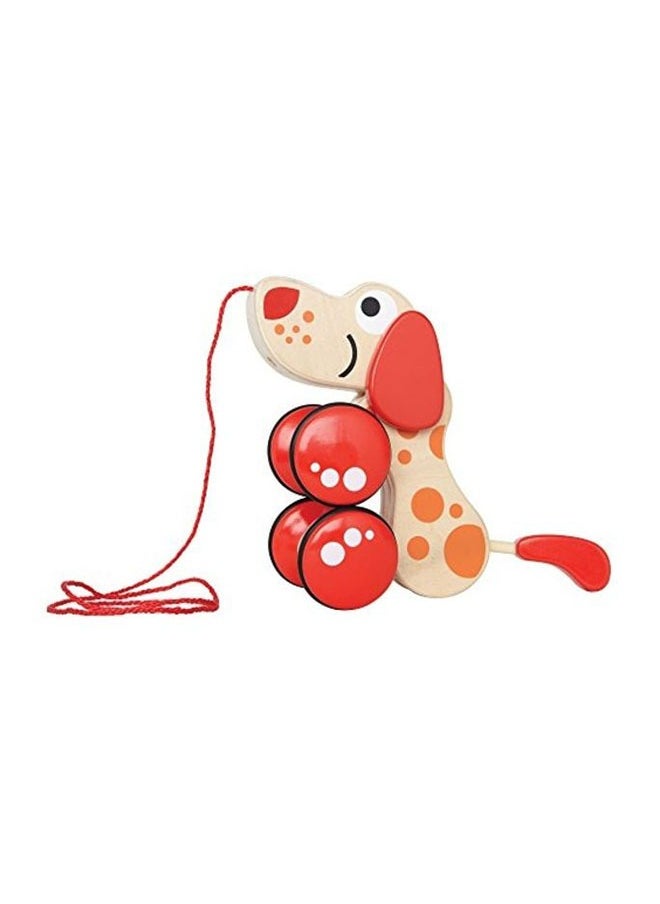 Generic Walk-A-Long Puppy Wooden Pull Toy for Toddlers | Sit, Stand, Roll | Award-Winning Toy with Rubber Wheels | Promotes Fine Motor Skills, Creativity, and Storytelling | Durable and Imaginative Play  - Image 2