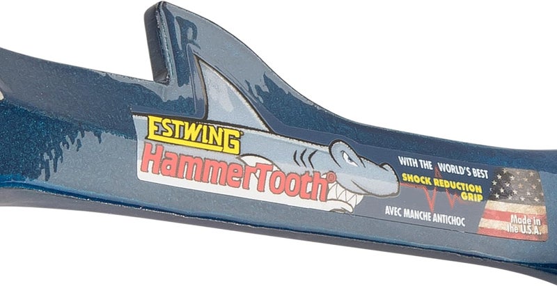 Estwing Hammertooth Hammer - 22 oz Straight Rip Claw with Milled Face & Shock Reduction Grip - E6-22TM - Image 5
