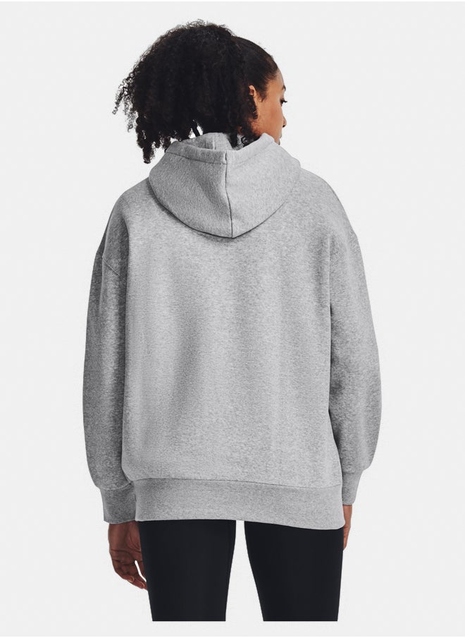 UNDER ARMOUR - Essential Fleece Oversized Hoodie - Image 1