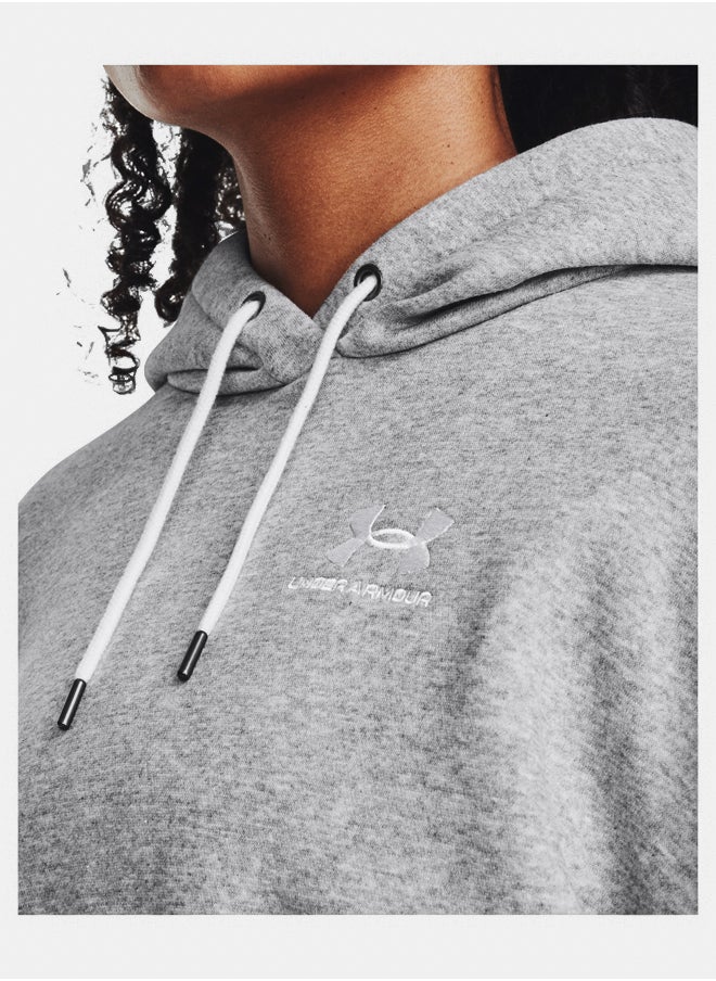 UNDER ARMOUR - Essential Fleece Oversized Hoodie - Image 1