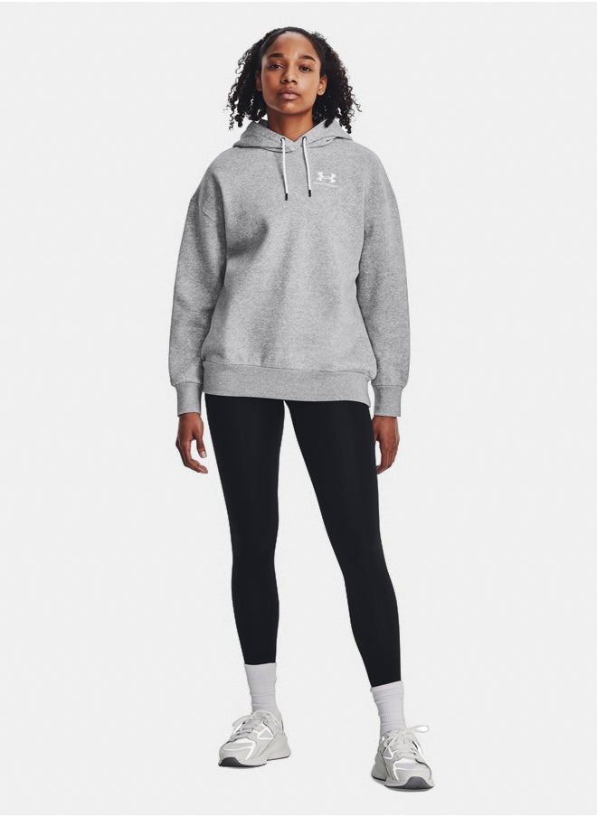 UNDER ARMOUR - Essential Fleece Oversized Hoodie - Image 1